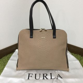 フルラ(Furla)のフルラ♡A4ok☆パイソン柄バッグ(トートバッグ)