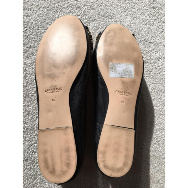 ZARA(ザラ)の★新品★ZARA フラットシューズ 革 size40 レディースの靴/シューズ(バレエシューズ)の商品写真