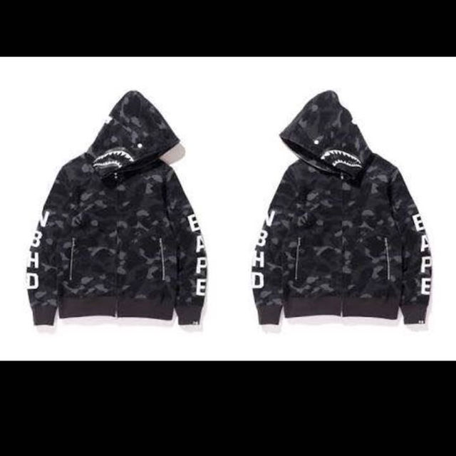 A BATHING APE(アベイシングエイプ)のNEIGHBORHOOD × BAPE パーカー☆XL☆ネイバーフッド エイプ メンズのトップス(パーカー)の商品写真