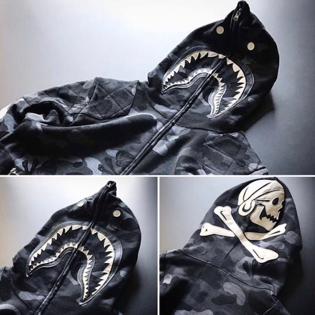 A BATHING APE(アベイシングエイプ)のNEIGHBORHOOD × BAPE パーカー☆XL☆ネイバーフッド エイプ メンズのトップス(パーカー)の商品写真