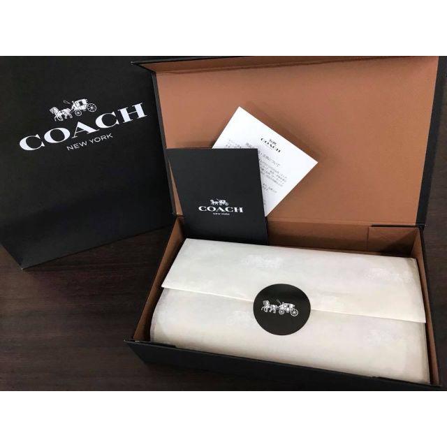 COACH - 新品・未使用品 コーチ 長財布 ブティックライン スリム COACH - 新品・未使用品 コーチ 長財布 ブティックライン スリム