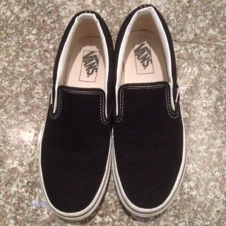 ヴァンズ(VANS)のVANS 23.5cm ブラック(スニーカー)