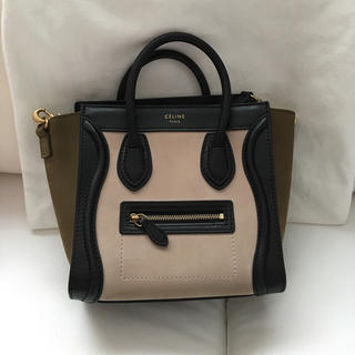 セリーヌ(celine)のCeline ラゲージ nano 希少カラー(ハンドバッグ)