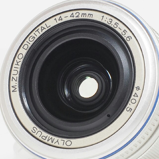OLYMPUS(オリンパス)の美品★オリンパスM.ZUIKO DIGITAL 14-42mm F3.5-5.6 スマホ/家電/カメラのカメラ(レンズ(ズーム))の商品写真