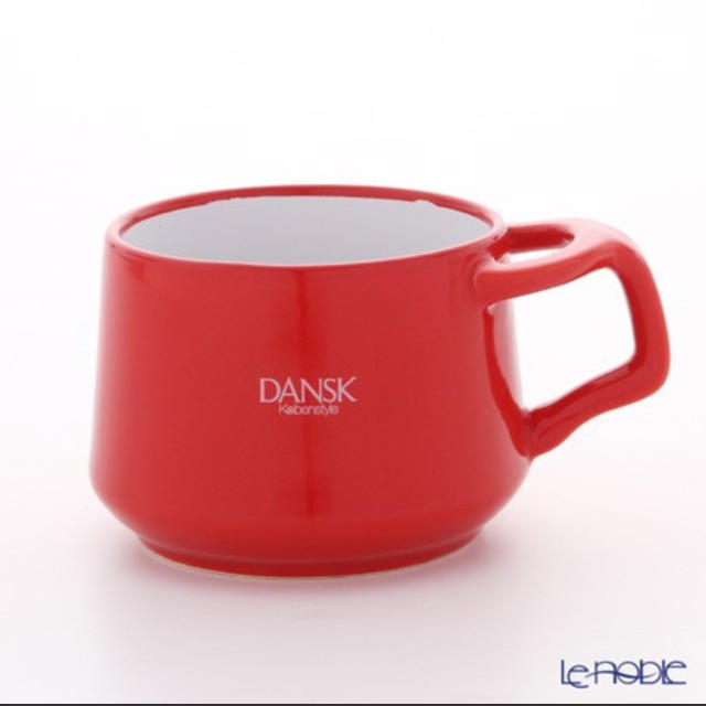 DANSK(ダンスク)のDANSK コーヒーカップ4pcs チリレッド インテリア/住まい/日用品のキッチン/食器(グラス/カップ)の商品写真