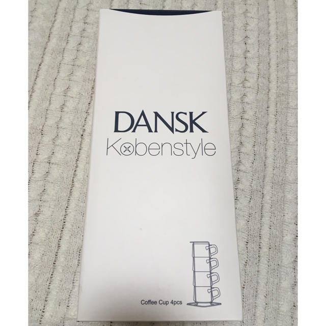 DANSK(ダンスク)のDANSK コーヒーカップ4pcs チリレッド インテリア/住まい/日用品のキッチン/食器(グラス/カップ)の商品写真