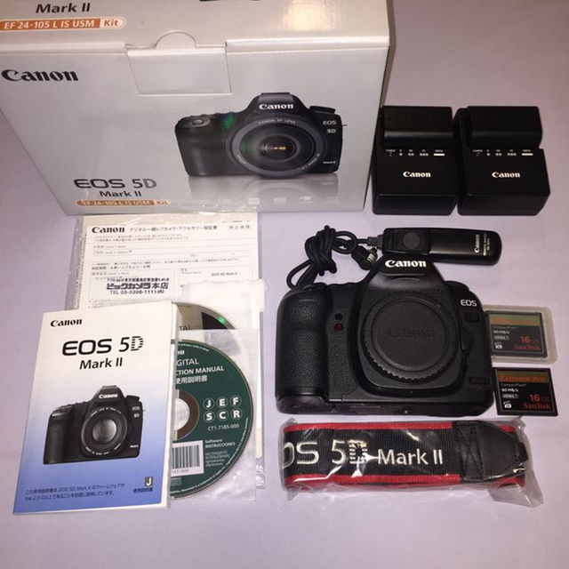 お買得！】 Canon - きゅーん Canon EOS 5D Mark II ボディ ☆おまけ