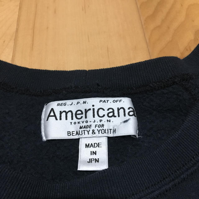 AMERICANA(アメリカーナ)の美品！アメリカーナ バックプリント 長袖カットソー レディースのトップス(カットソー(長袖/七分))の商品写真