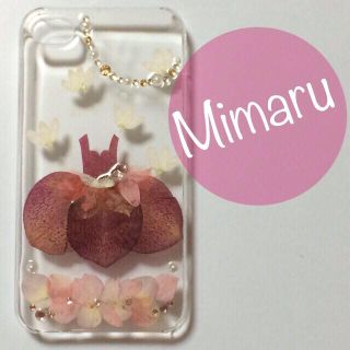 最終値下♡押し花ドレスiPhoneケース(モバイルケース/カバー)