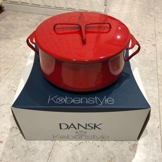 ダンスク(DANSK)の【美品】DANSK ダンスク☆23㎝ チリレッド(鍋/フライパン)