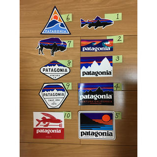 パタゴニア(patagonia)のパタゴニアステッカー6枚選択(登山用品)