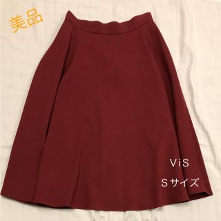 ヴィス(ViS)の☆ＶiＳ 膝丈スカート 美品☆(ひざ丈スカート)