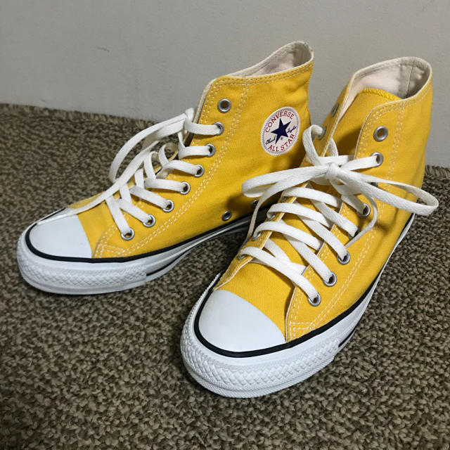 CONVERSE - ☆たまっち様専用☆コンバース ハイカット スニーカー イエローの通販 by K's shop｜コンバースならラクマ