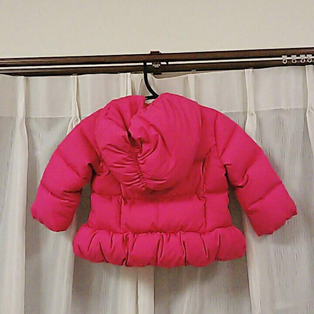 Ralph Lauren(ラルフローレン)のRALPH LAUREN baby ペプラムダウン×pink  80 キッズ/ベビー/マタニティのベビー服(~85cm)(ジャケット/コート)の商品写真