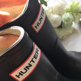 ハンター(HUNTER)のHUNTER ハンター レインブーツ ロングブーツ 黒  UK4 長靴 (レインブーツ/長靴)