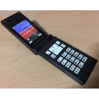 エヌイーシー(NEC)の中古 FOMA N702iD ブラック 黒 ドコモ iモードケータイ ガラケー(携帯電話本体)