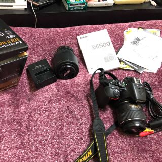 ニコン(Nikon)のNikon d5500 一眼レフ レンズ2個付き(デジタル一眼)