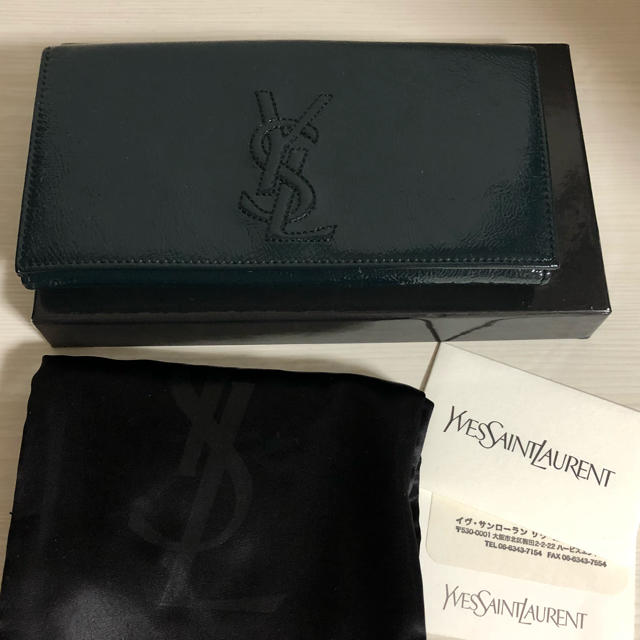 Saint Laurent(サンローラン)のサンローラン 長財布 カーキ★ レディースのファッション小物(財布)の商品写真