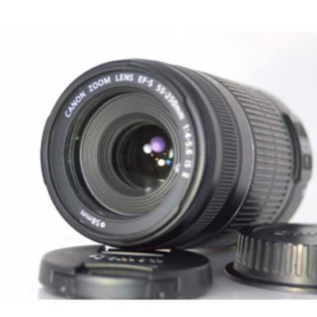 Canon(キヤノン)のキャノン EF-S 55-250mm IS II 2型 手ブレ補正 望遠 スマホ/家電/カメラのカメラ(レンズ(ズーム))の商品写真