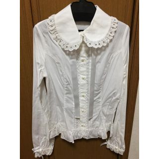 アンジェリックプリティー(Angelic Pretty)の【値下げ】Angelic pretty ブラウス 白 新品(シャツ/ブラウス(長袖/七分))