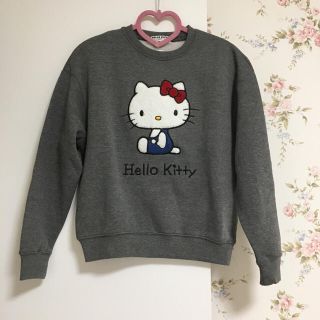 サンリオ(サンリオ)の【新品タグ付き】サガラ刺繍キティちゃんトレーナー♡(トレーナー/スウェット)