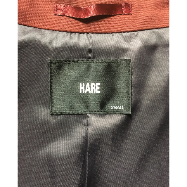 HARE(ハレ)の【parker様専用☺︎】HARE ノーカラーコート ワインレッド メンズのジャケット/アウター(ノーカラージャケット)の商品写真