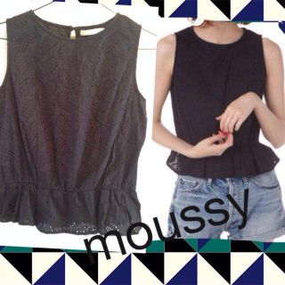 マウジー(moussy)のマウジー♡トップス(カットソー(半袖/袖なし))