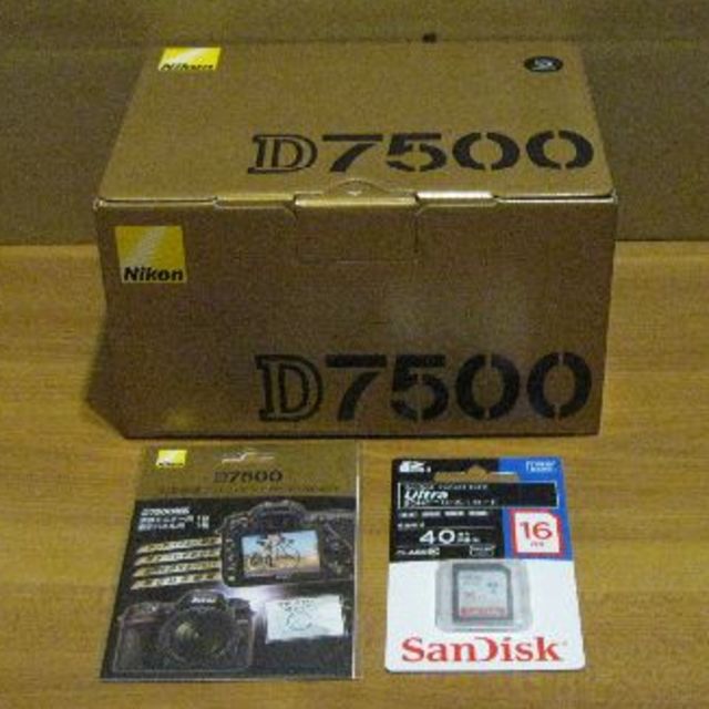 Nikon - 新品 Nikon D7500 ボディ 液晶保護フィルム 16GB SD