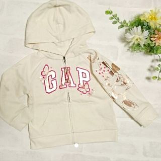 ベビーギャップ(babyGAP)のa様専用babyGAP☆ベビーギャップ GAPロゴパーカー 90(ジャケット/上着)