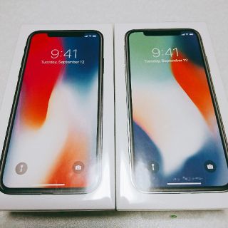 アップル(Apple)のdocomo iphoneX 64GB SIMフリー(スマートフォン本体)