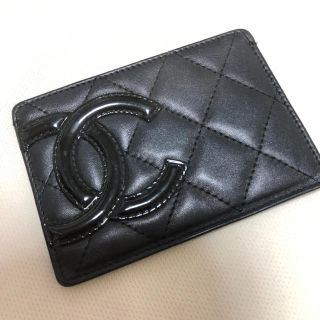 シャネル(CHANEL)の正規品 CHANEL シャネル カンボン カードケース 名刺(名刺入れ/定期入れ)