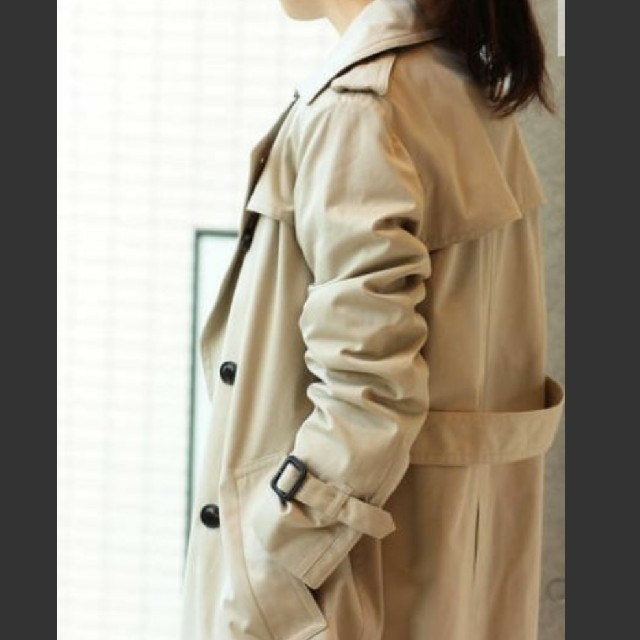 IENA(イエナ)のIENA シャンブレー ギャバロングトレンチコート レディースのジャケット/アウター(トレンチコート)の商品写真