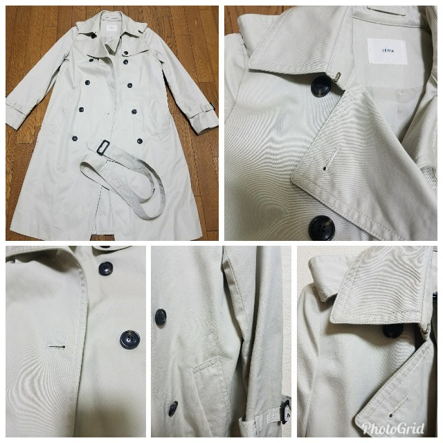 IENA(イエナ)のIENA シャンブレー ギャバロングトレンチコート レディースのジャケット/アウター(トレンチコート)の商品写真