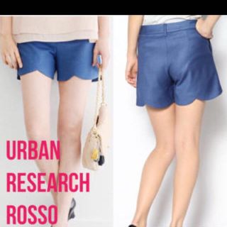 アーバンリサーチロッソ(URBAN RESEARCH ROSSO)のアーバンリサーチロッソ スカラップ ショートパンツ(ショートパンツ)