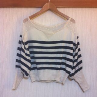 スナイデル(SNIDEL)のsnidel♡チュールドットプルオーバー(カットソー(長袖/七分))