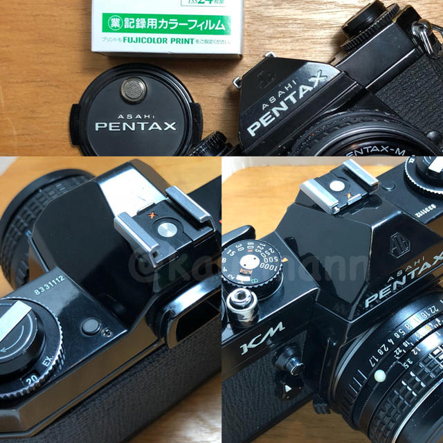 整備済み完動品 PENTAX KM ＋単焦点レンズ 初期動作保証