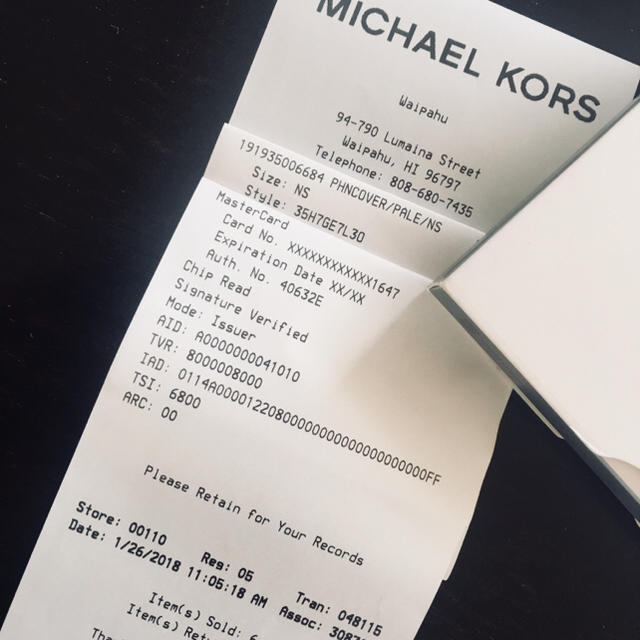 Michael Kors(マイケルコース)のa❤︎k様★Michael Kors【正規品】iPhoneX用携帯ケースゴールド スマホ/家電/カメラのスマホアクセサリー(iPhoneケース)の商品写真