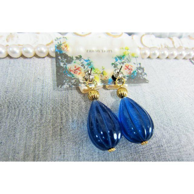 IENA(イエナ)のヴィンテージピアス1970s Vintage Blue Beads Pierce レディースのアクセサリー(ピアス)の商品写真