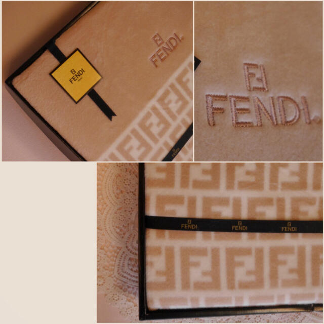 FENDI(フェンディ)のFENDI綿毛布✴︎未使用 インテリア/住まい/日用品の寝具(毛布)の商品写真