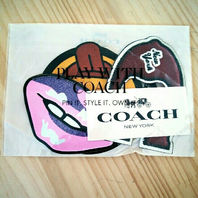 COACH(コーチ)の新品☆COACH☆　ステッカー エンタメ/ホビーのコレクション(ノベルティグッズ)の商品写真