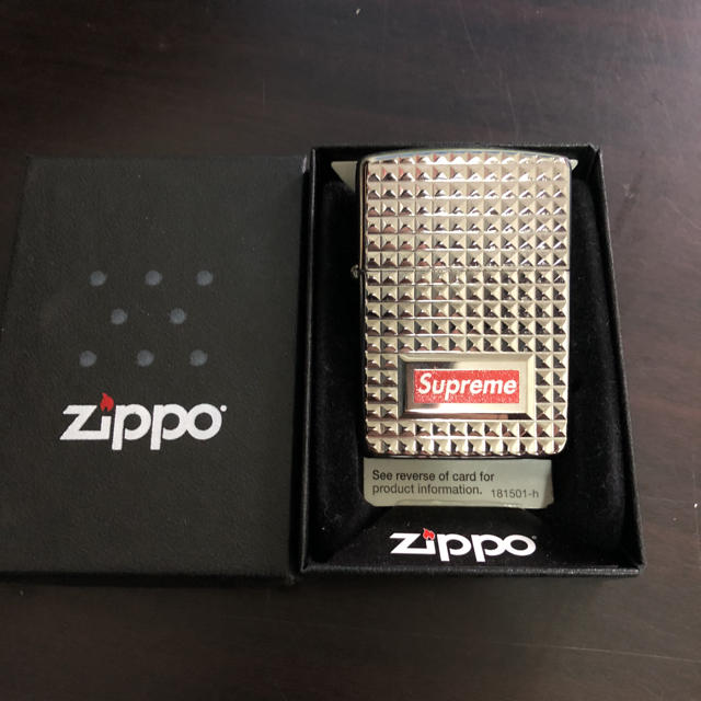 supreme zippo  シルバー