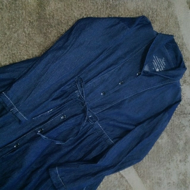 no jean　デニムワンピースコート

 レディースのジャケット/アウター(スプリングコート)の商品写真