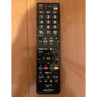 シャープ(SHARP)のテレビリモコン GB154SAを1台(その他)