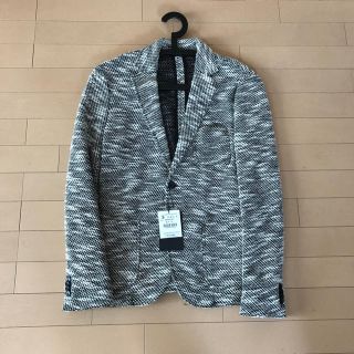 ザラ(ZARA)の最終価格‼️新品タグ付きZARAニットジャケットパーカーデニム肉厚②(テーラードジャケット)