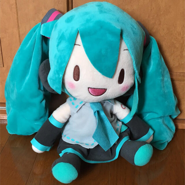 初音ミク メガジャンボぬいぐるみ ナチュラル 非売品 プライズ限定