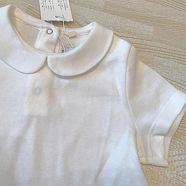 PETIT BATEAU(プチバトー)のプチバトー 17SS 衿つき半袖カットソー 3ans 新品 キッズ/ベビー/マタニティのキッズ服女の子用(90cm~)(Tシャツ/カットソー)の商品写真