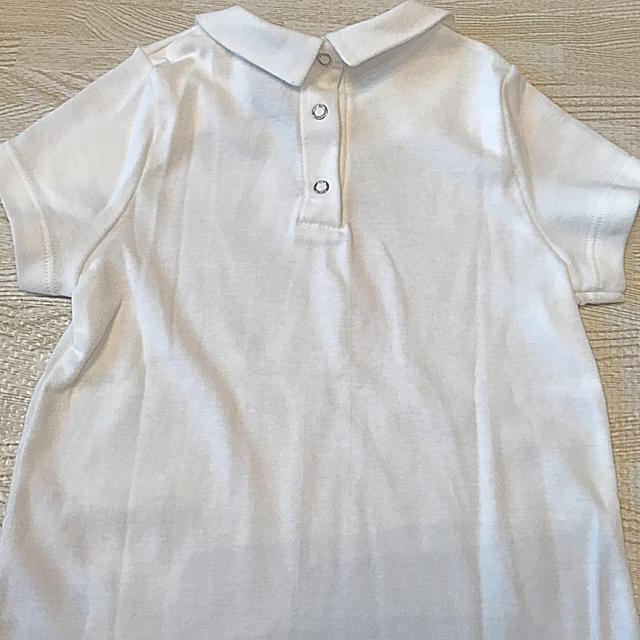 PETIT BATEAU(プチバトー)のプチバトー 17SS 衿つき半袖カットソー 3ans 新品 キッズ/ベビー/マタニティのキッズ服女の子用(90cm~)(Tシャツ/カットソー)の商品写真