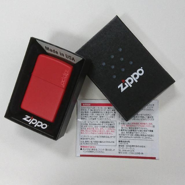 ZIPPO(ジッポー)の【新品】　ZIPPO 233ZL レッド メンズのファッション小物(タバコグッズ)の商品写真