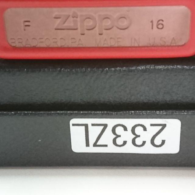 ZIPPO(ジッポー)の【新品】　ZIPPO 233ZL レッド メンズのファッション小物(タバコグッズ)の商品写真
