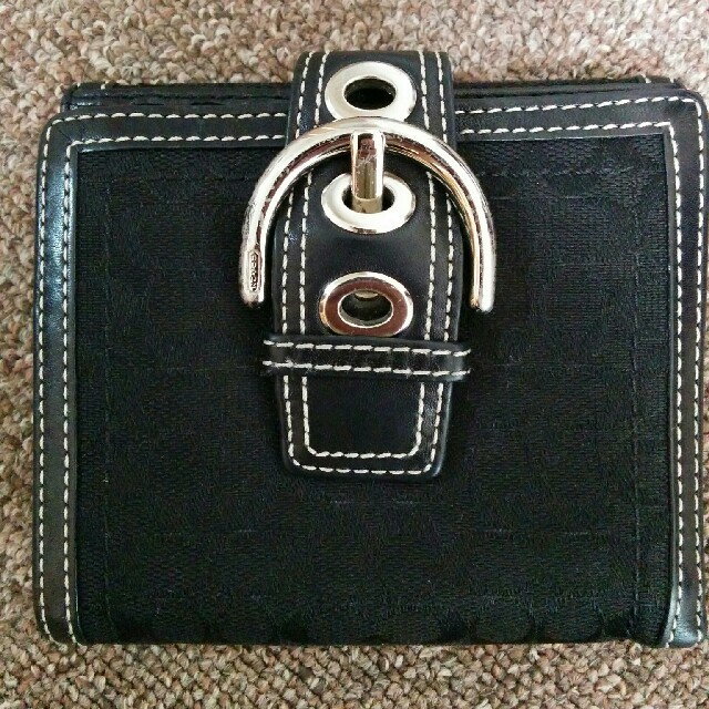 COACH(コーチ)のCOACH　財布　黒 レディースのファッション小物(財布)の商品写真